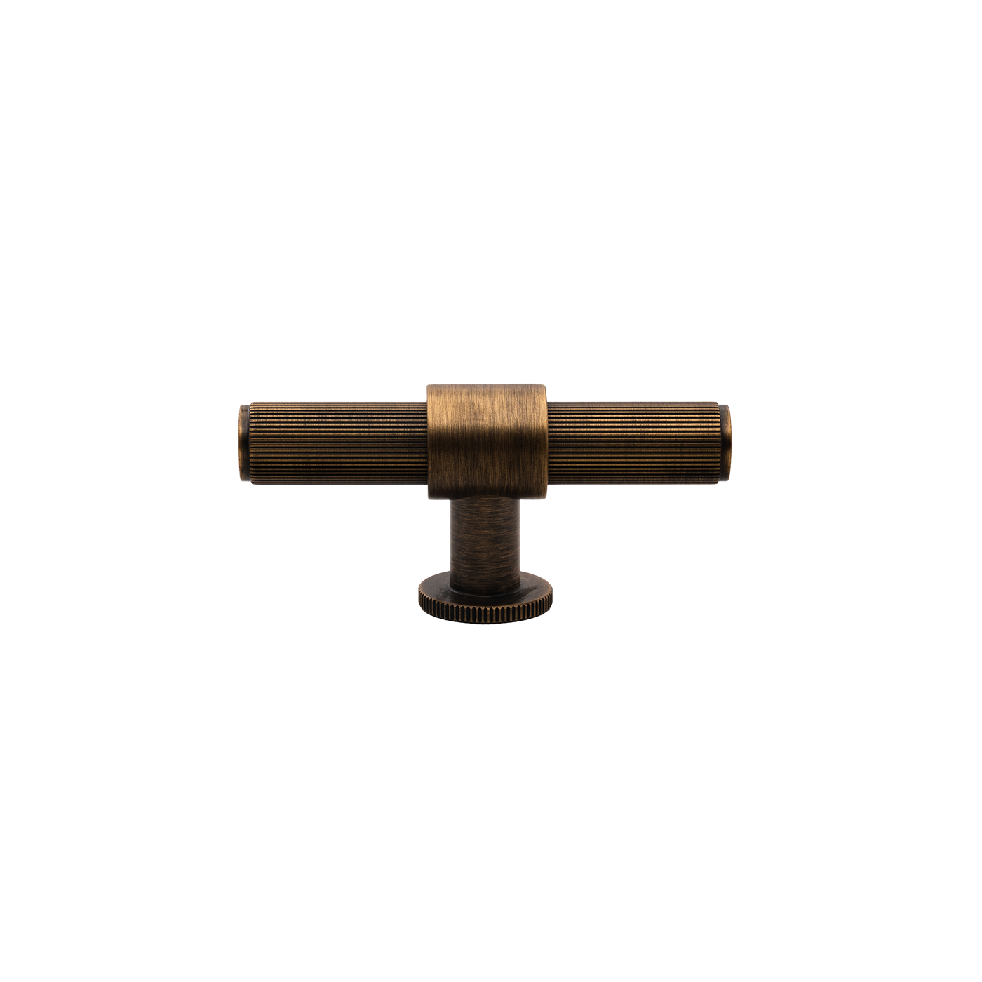 Momo Belgravia Lined T Knob Solid Brass 82mm in Bronze (1)