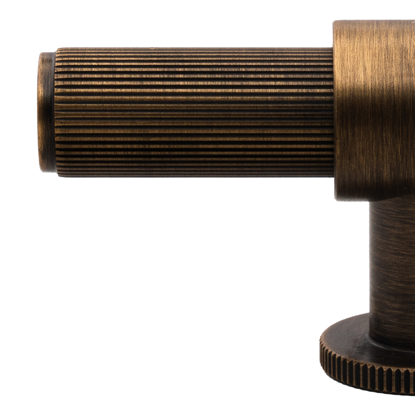 Momo Belgravia Lined T Knob Solid Brass 82mm in Bronze (2)