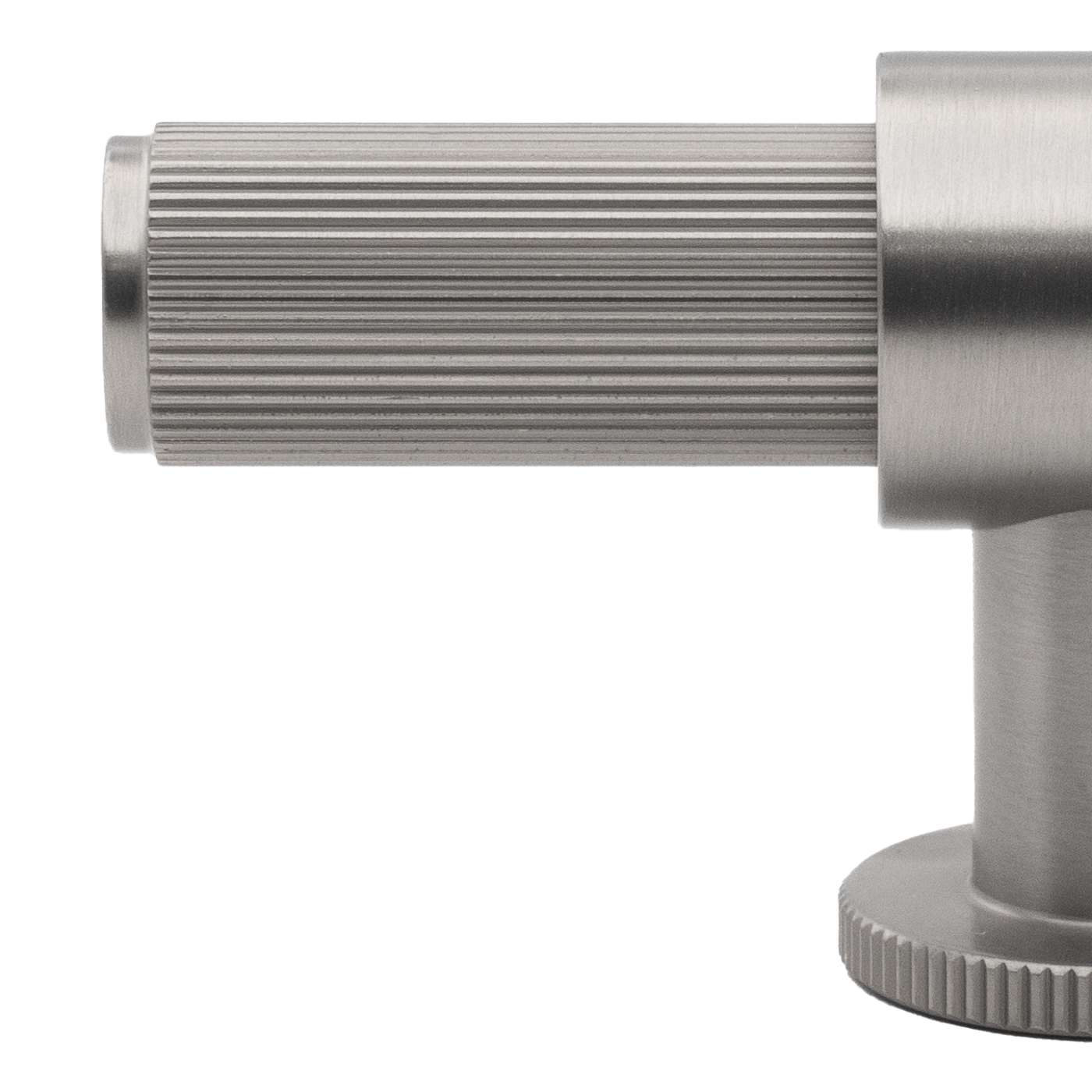 Momo Belgravia Lined T Knob Solid Brass 82mm in Dull Brushed Nickel (2)