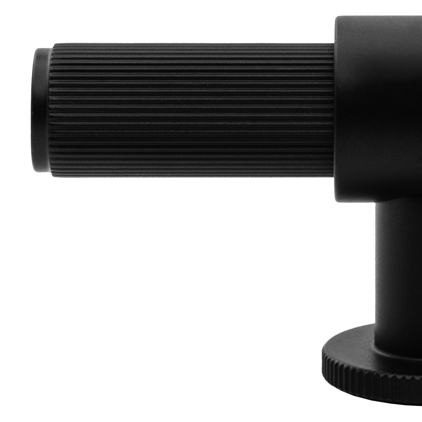 Momo Belgravia Lined T Knob Solid Brass 82mm in Matt Black (2)