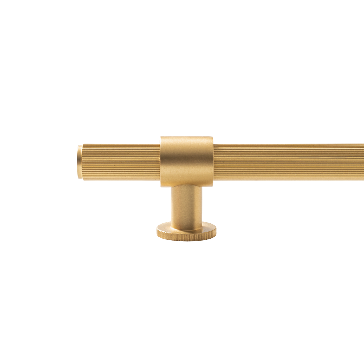 Momo Belgravia Lined Bar Pull Solid Brass 160mm in Brushed Satin Brass (1)