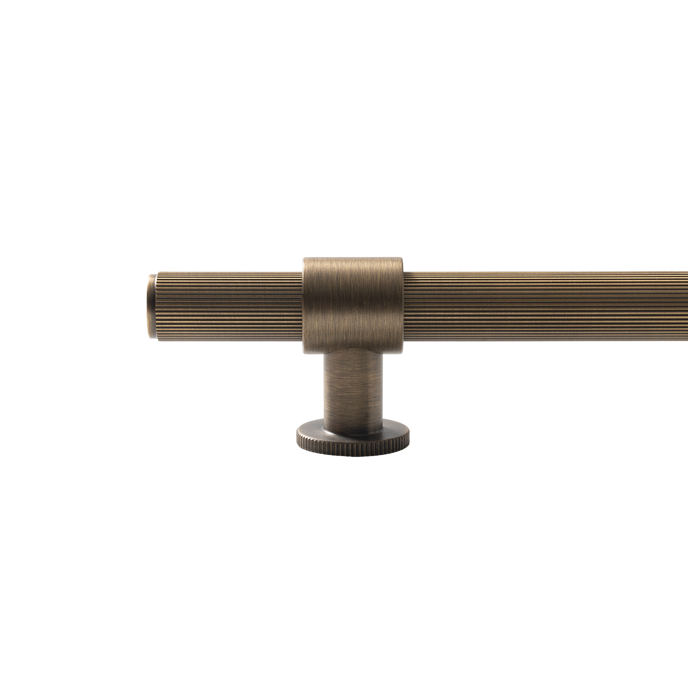 Momo Belgravia Lined Bar Pull Solid Brass 160mm in Dark Brushed Brass (1)