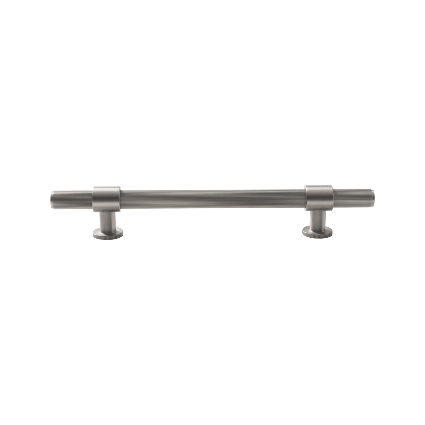 Momo Belgravia Lined Bar Pull Solid Brass 160mm in Dull Brushed Nickel (2)