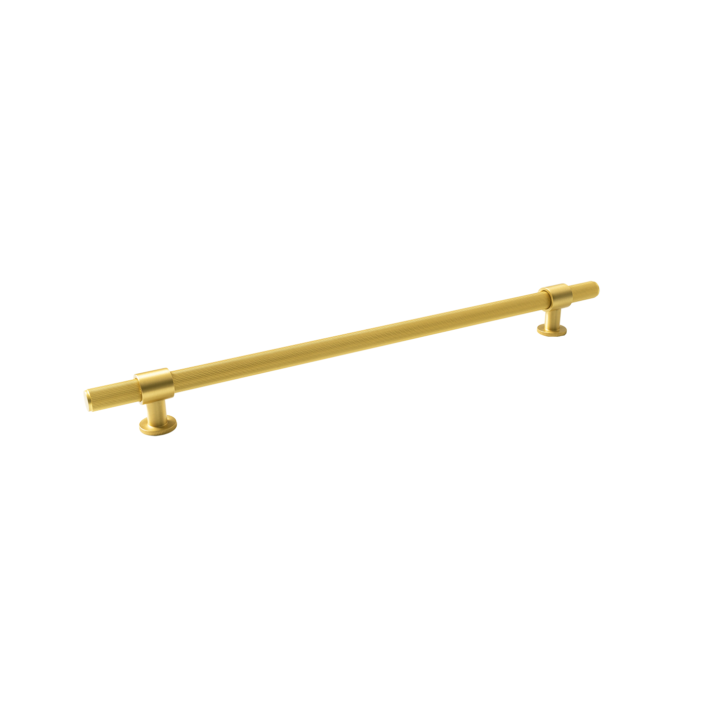 Momo Belgravia Lined Bar Pull Solid Brass 320mm in Brushed Satin Brass