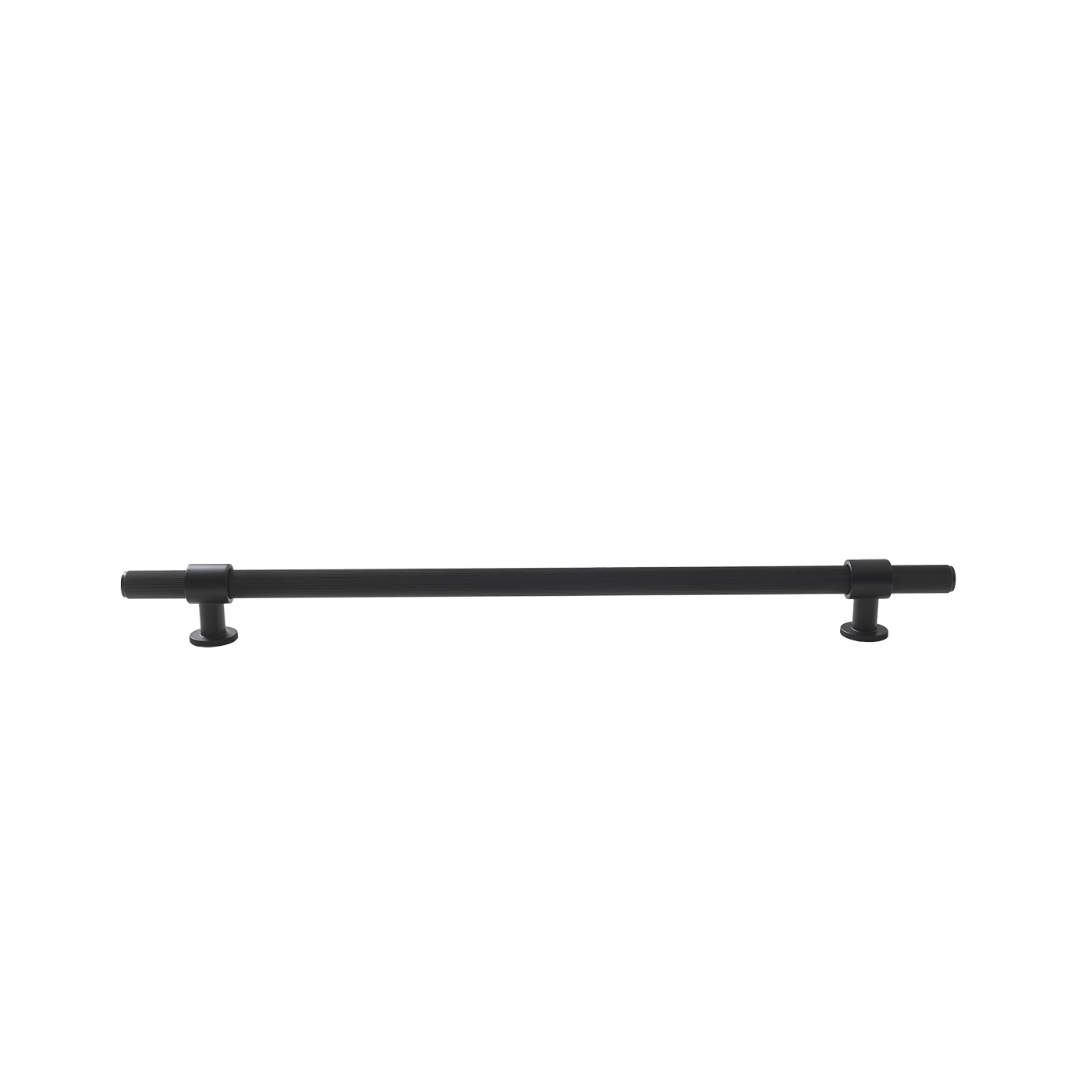 Momo Belgravia Lined Bar Pull Solid Brass 320mm in Matt Black (1)