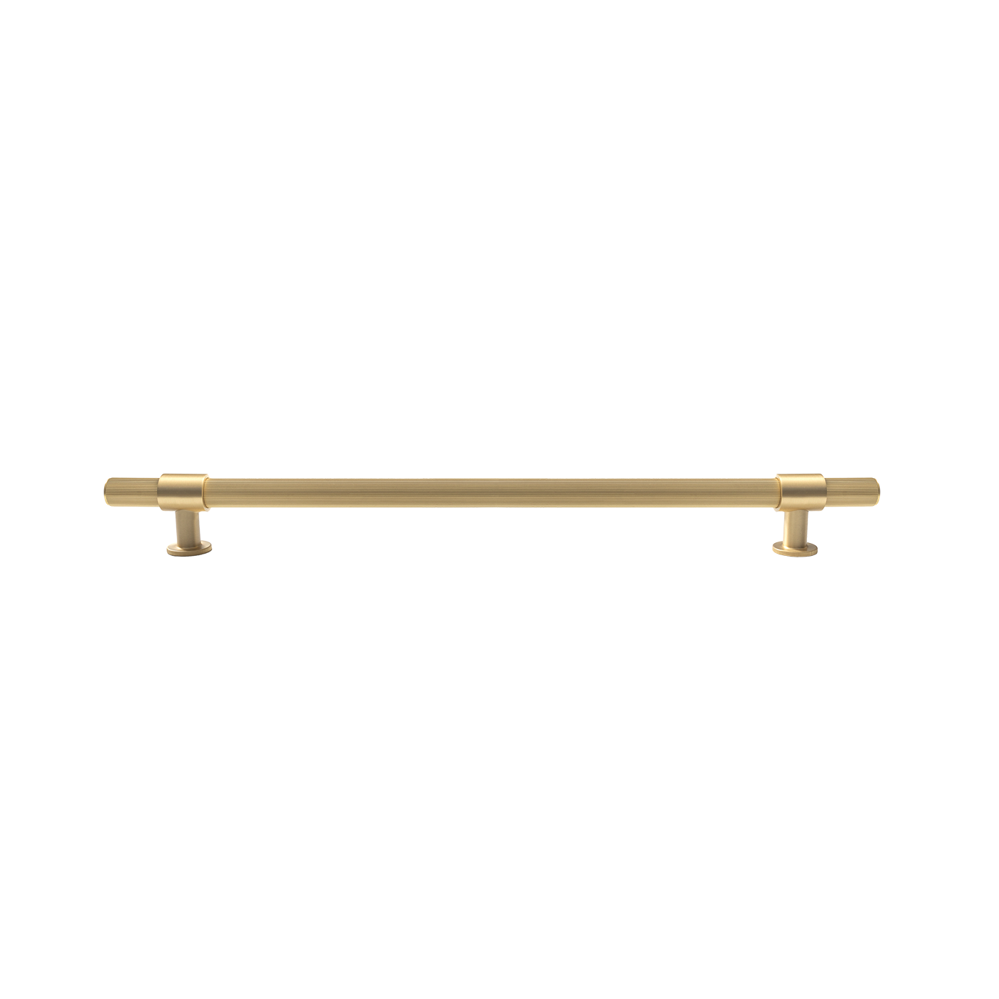Momo Belgravia Lined Door Pull with Back to Back Fixing 416mm Brushed Satin Brass (1)