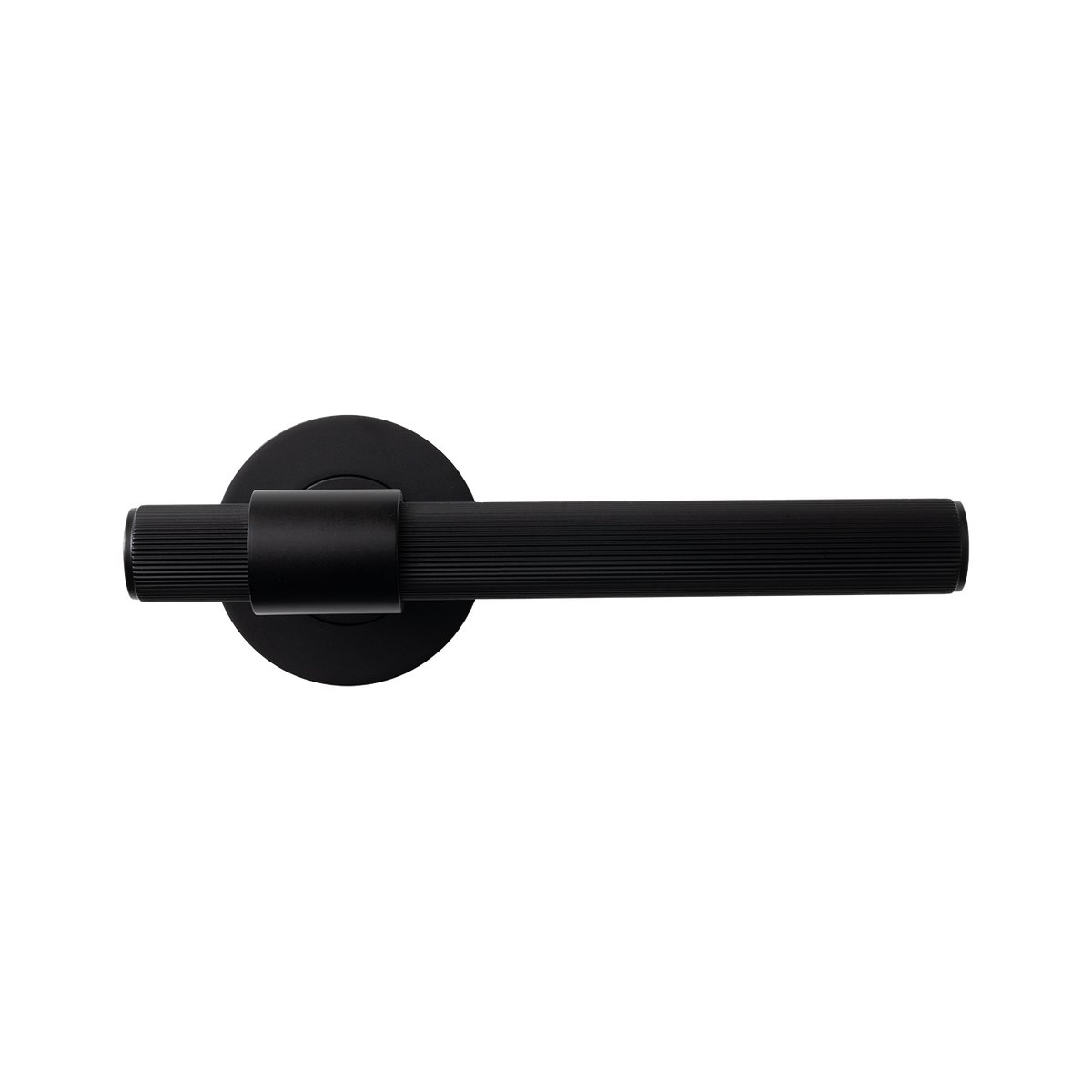 Momo Belgravia Lined Solid Brass Single Dummy Lever In Matt Black