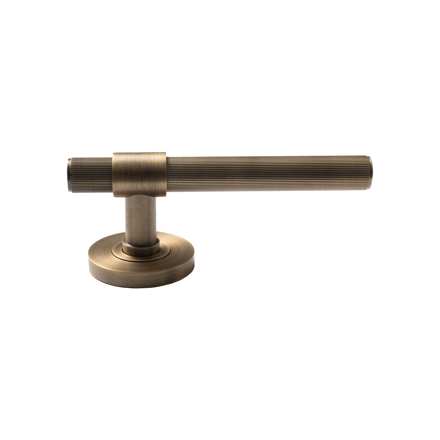 Momo Belgravia Solid Brass Lined Lever Handle Set In Dark Brushed Brass (1)