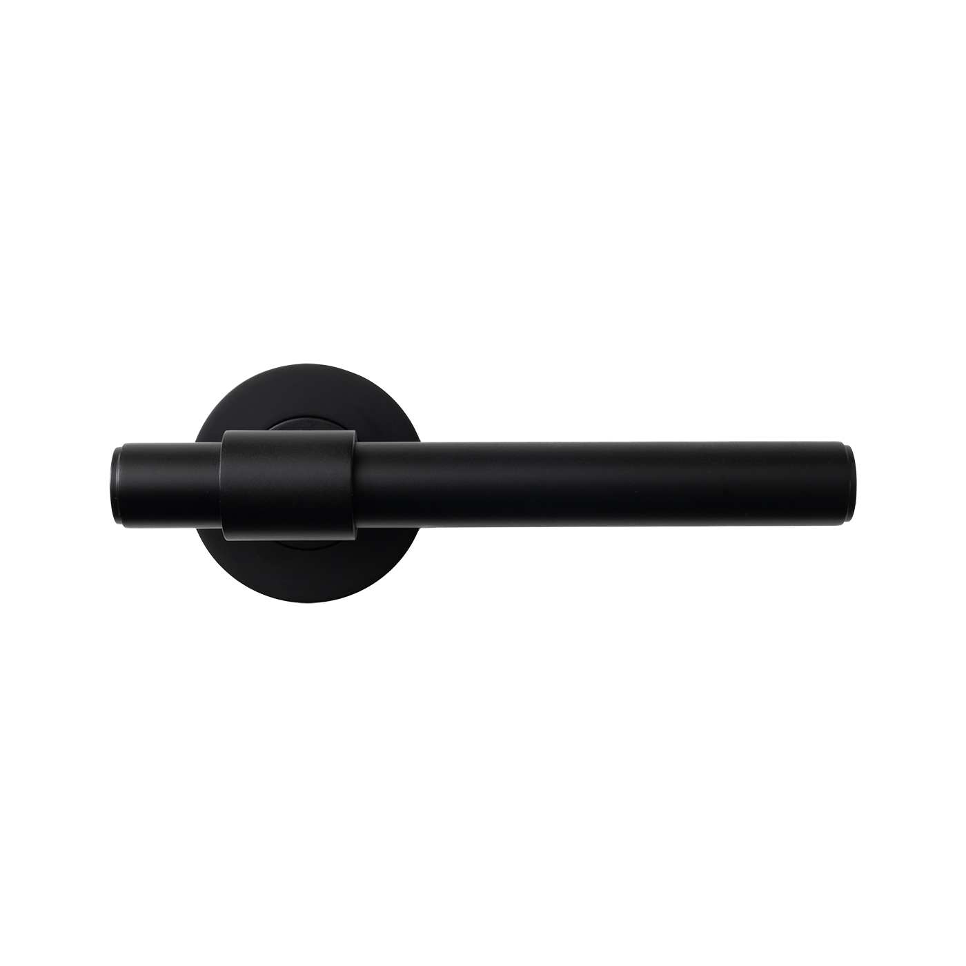 Momo Belgravia Plain Lever Handle Set Matt Black