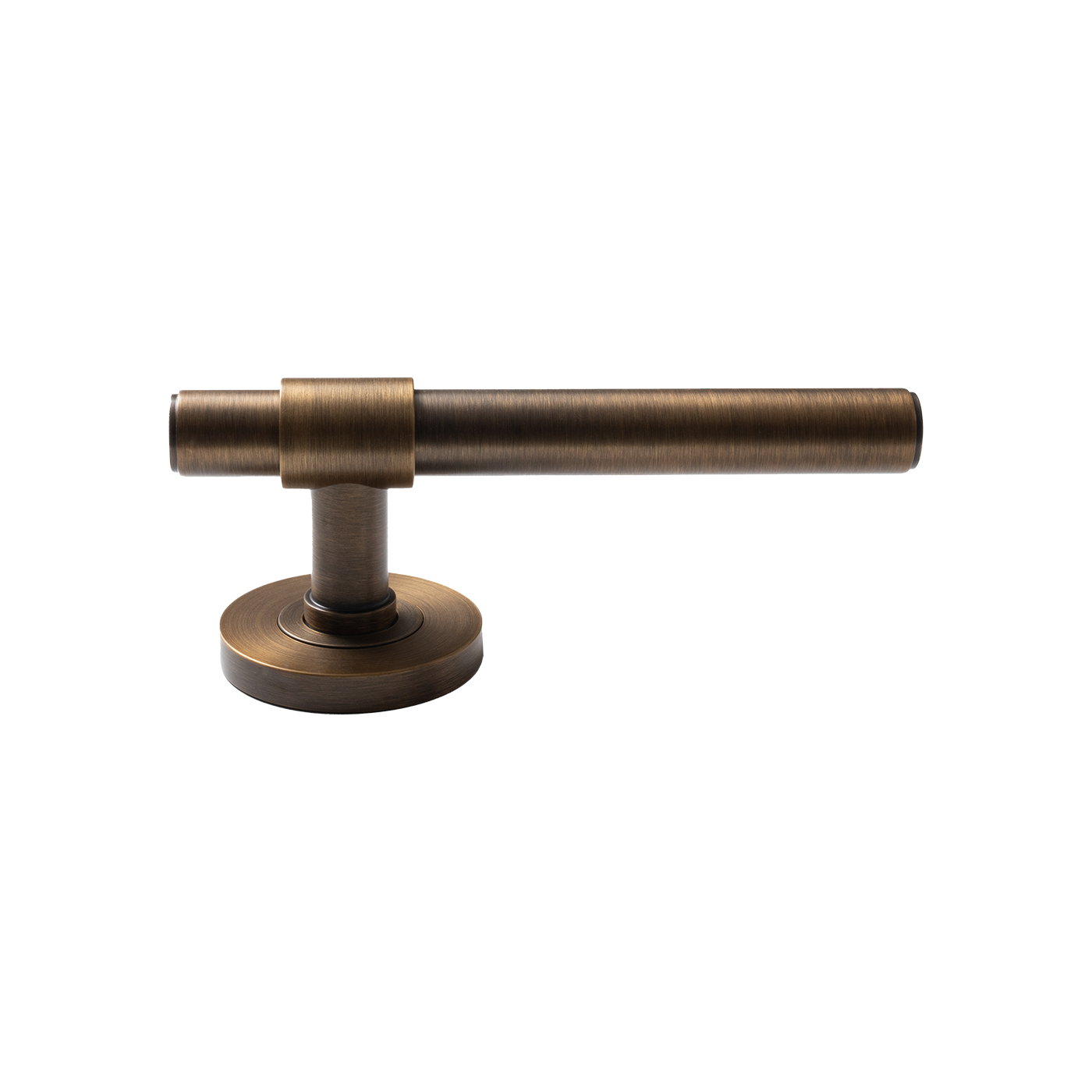 Momo Belgravia Plain Solid Brass Tubular Latch Passage Lever Set In Bronze (2)