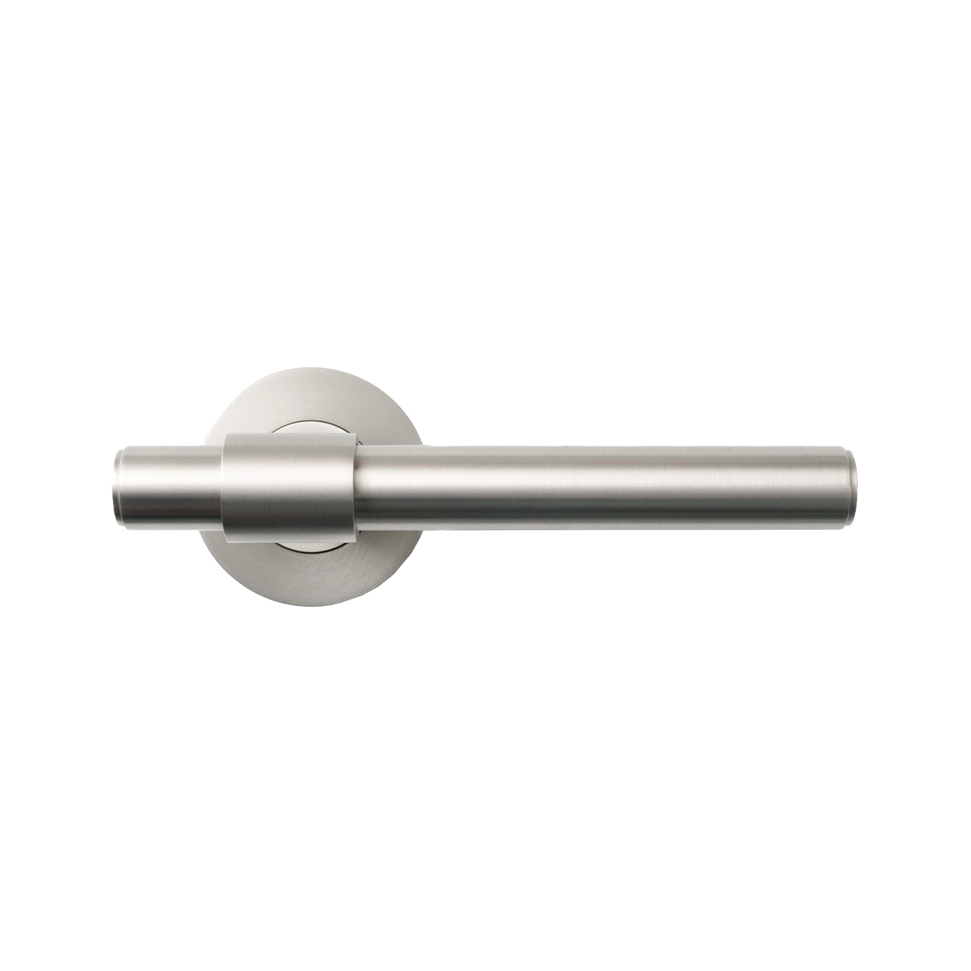 Momo Belgravia Plain Solid Brass Mortice Lock Privacy Lever Set In Dull Brushed Nickel (1)