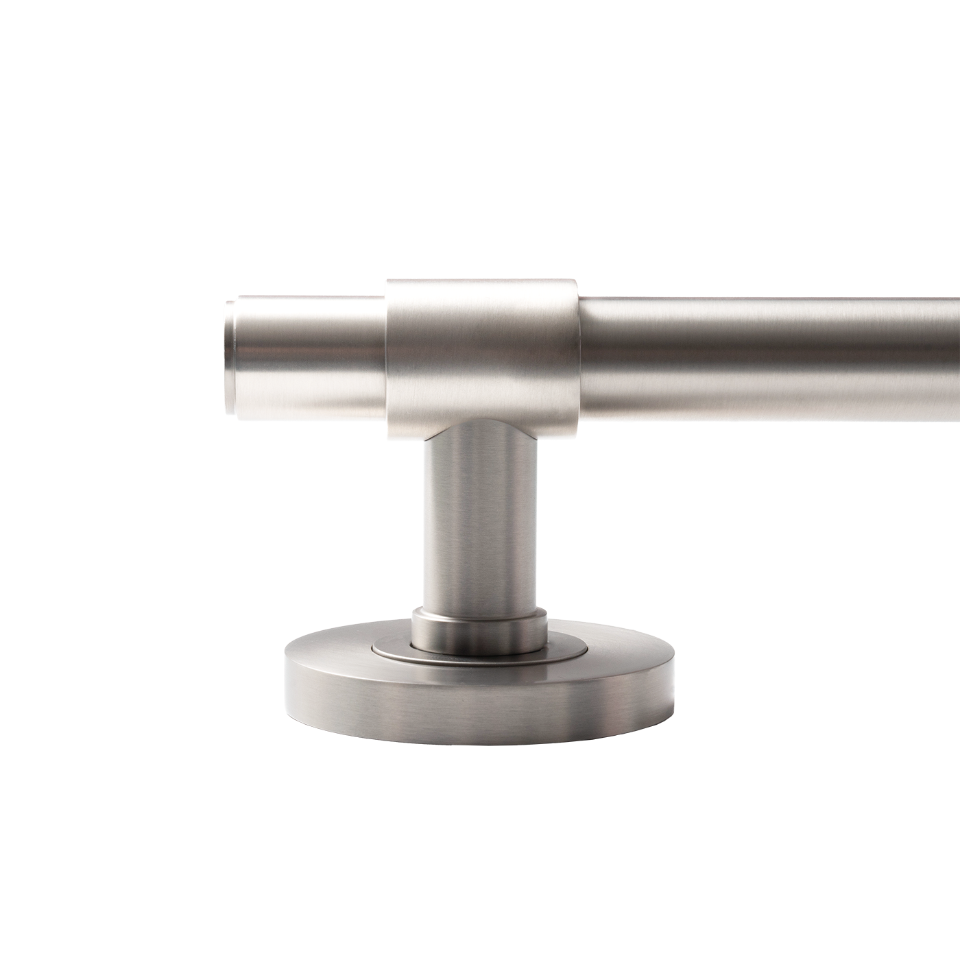 Momo Belgravia Plain Solid Brass Mortice Lock Privacy Lever Set In Dull Brushed Nickel (3)
