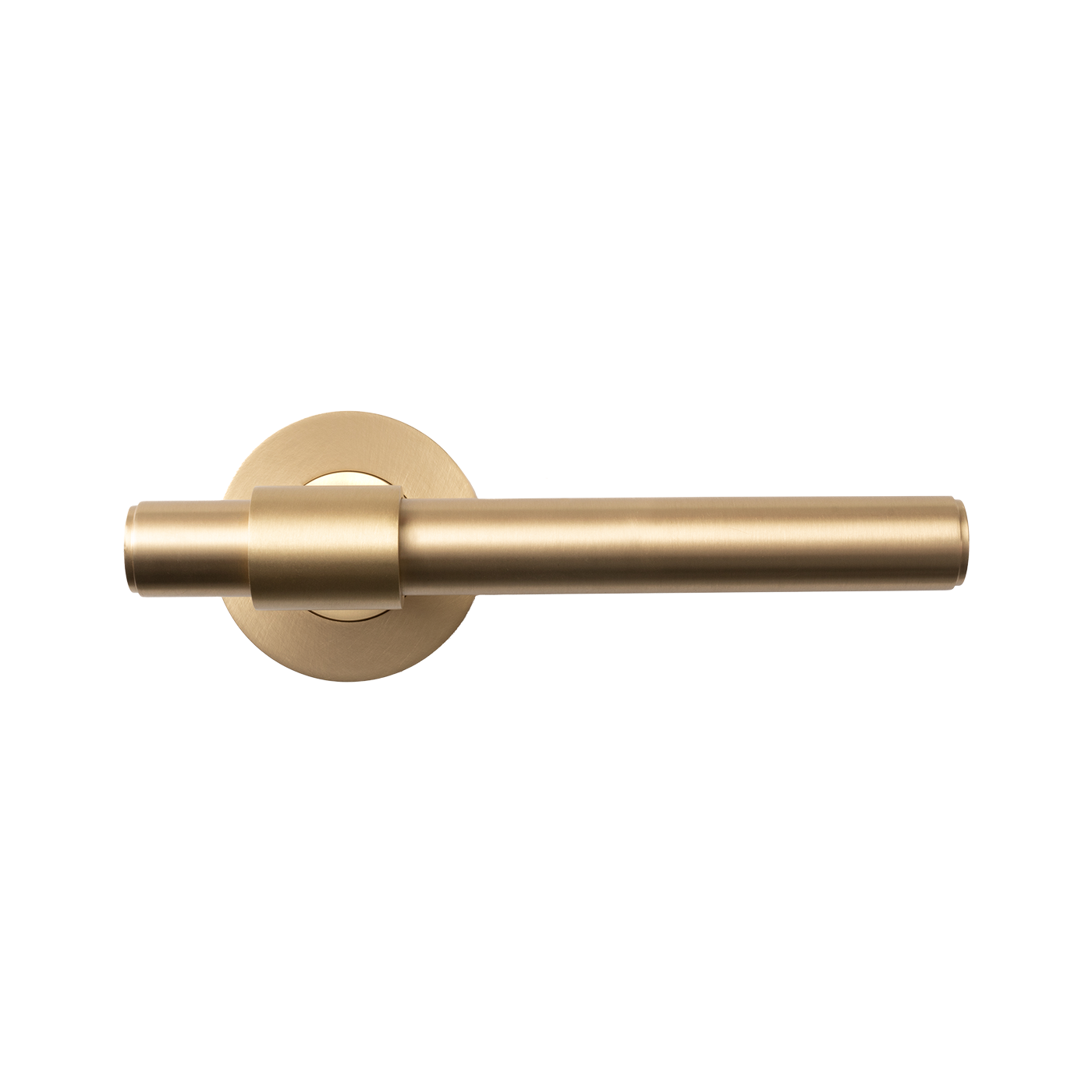 Momo Belgravia Plain Solid Brass Tubular Latch Privacy Lever Set In Brushed Satin Brass (1)