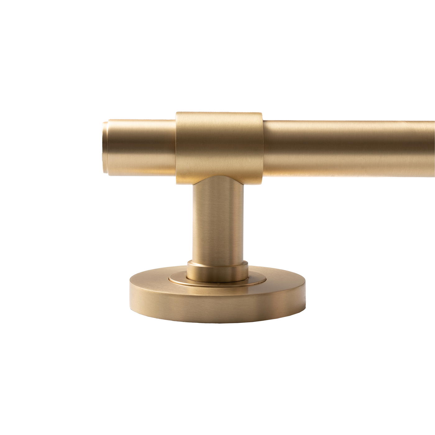 Momo Belgravia Plain Solid Brass Tubular Latch Privacy Lever Set In Brushed Satin Brass (3)