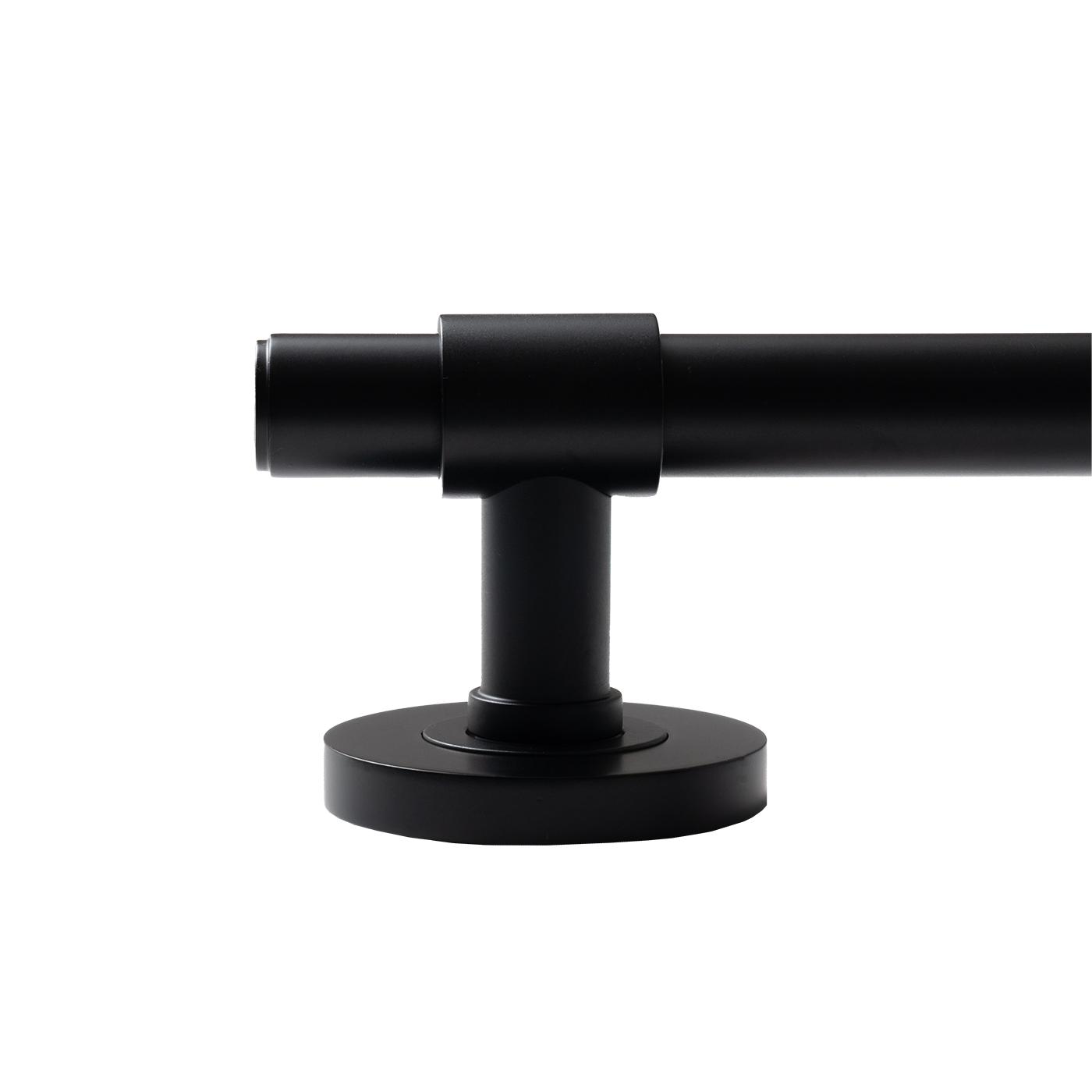 Momo Belgravia Plain Solid Brass Tubular Latch Privacy Lever Set In Matt Black (3)