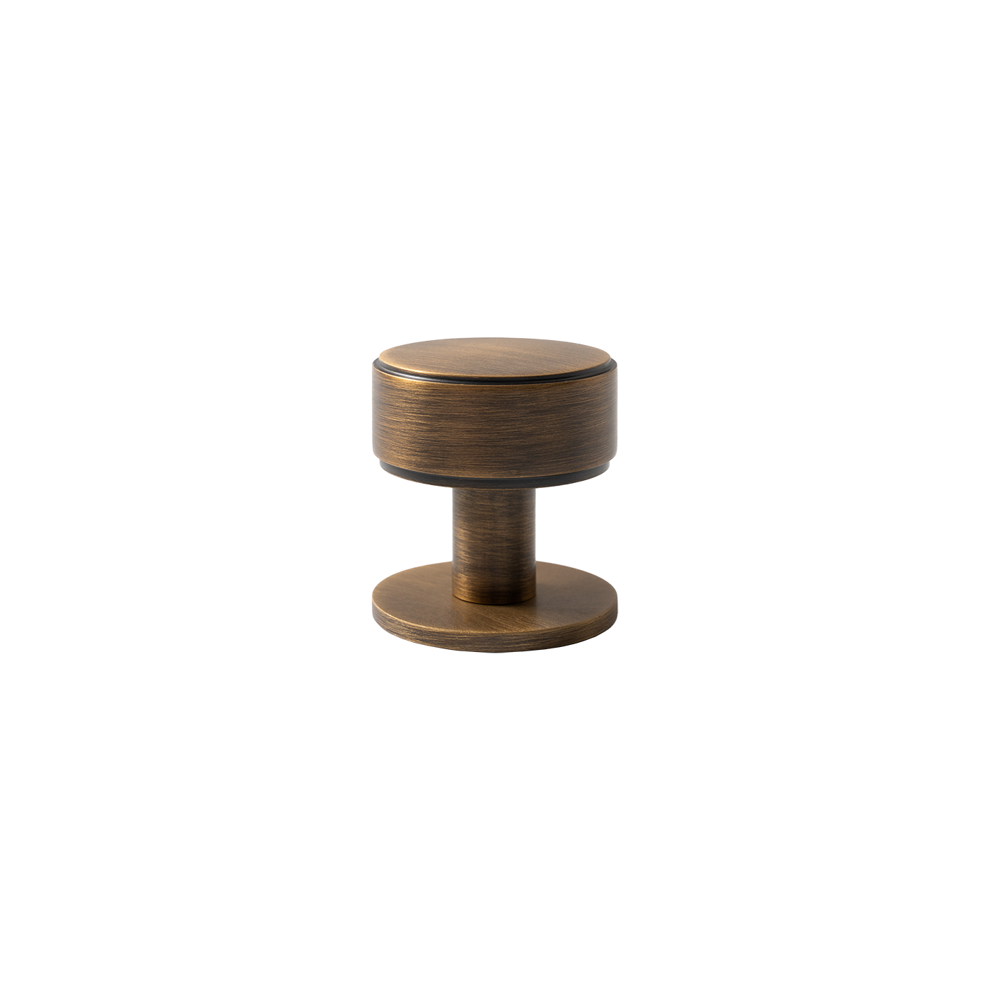 Momo Belgravia Plain Round Knob Solid Brass 35mm in Bronze