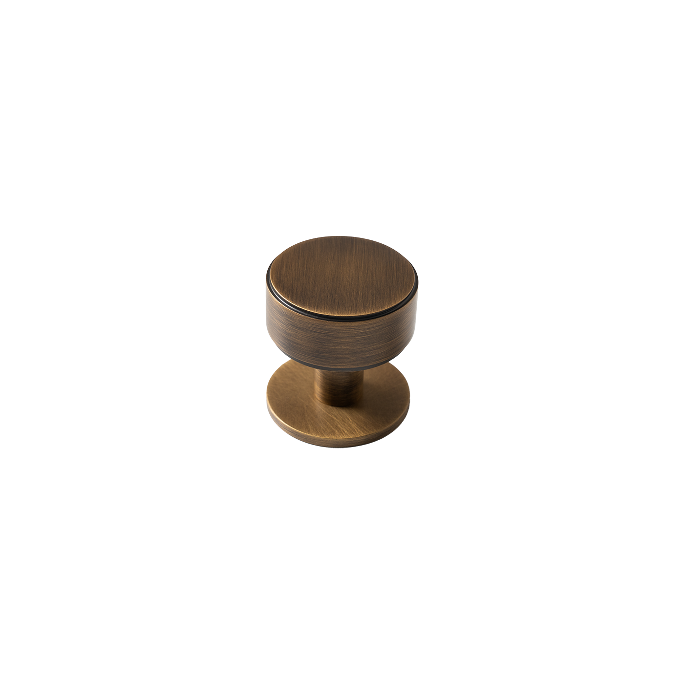 Momo Belgravia Plain Round Knob Solid Brass 35mm in Bronze (1)