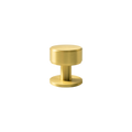 Momo Belgravia Plain Round Knob Solid Brass 35mm in Brushed Satin Brass