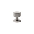 Momo Belgravia Plain Round Knob Solid Brass 35mm in Dull Brushed Nickel