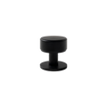Momo Belgravia Plain Round Knob Solid Brass 35mm in Matt Black