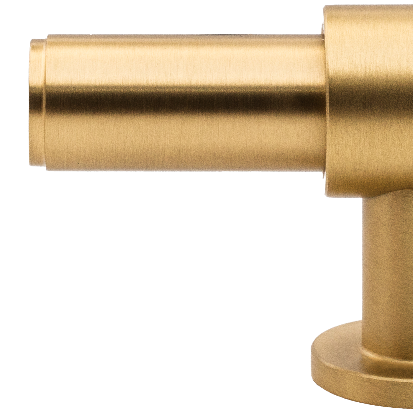 Momo Belgravia Plain T Knob  Solid Brass 82mm in Brushed Satin Brass (2)