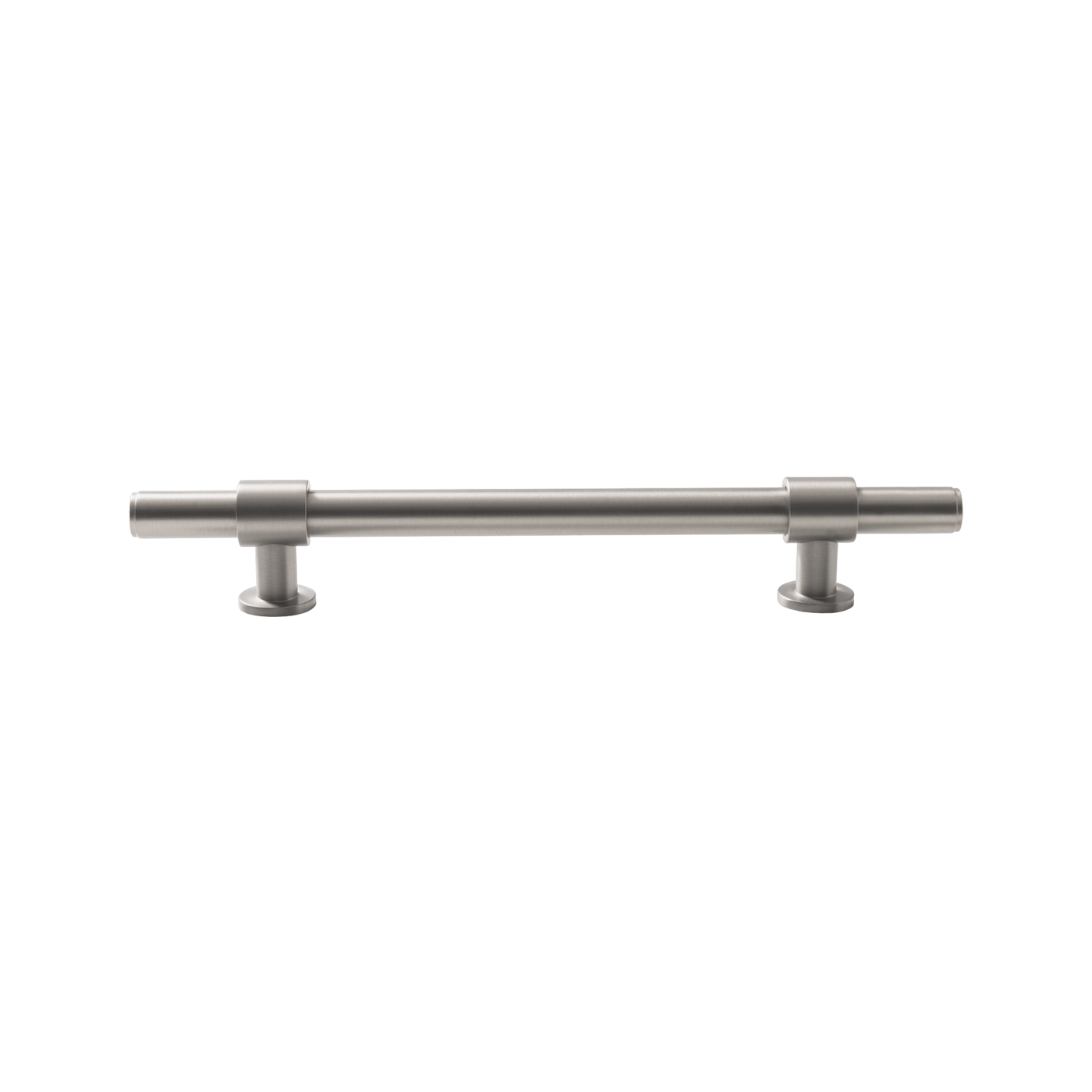 Momo Belgravia Plain Bar Pull Solid Brass 160mm in Dull Brushed Nickel (2)