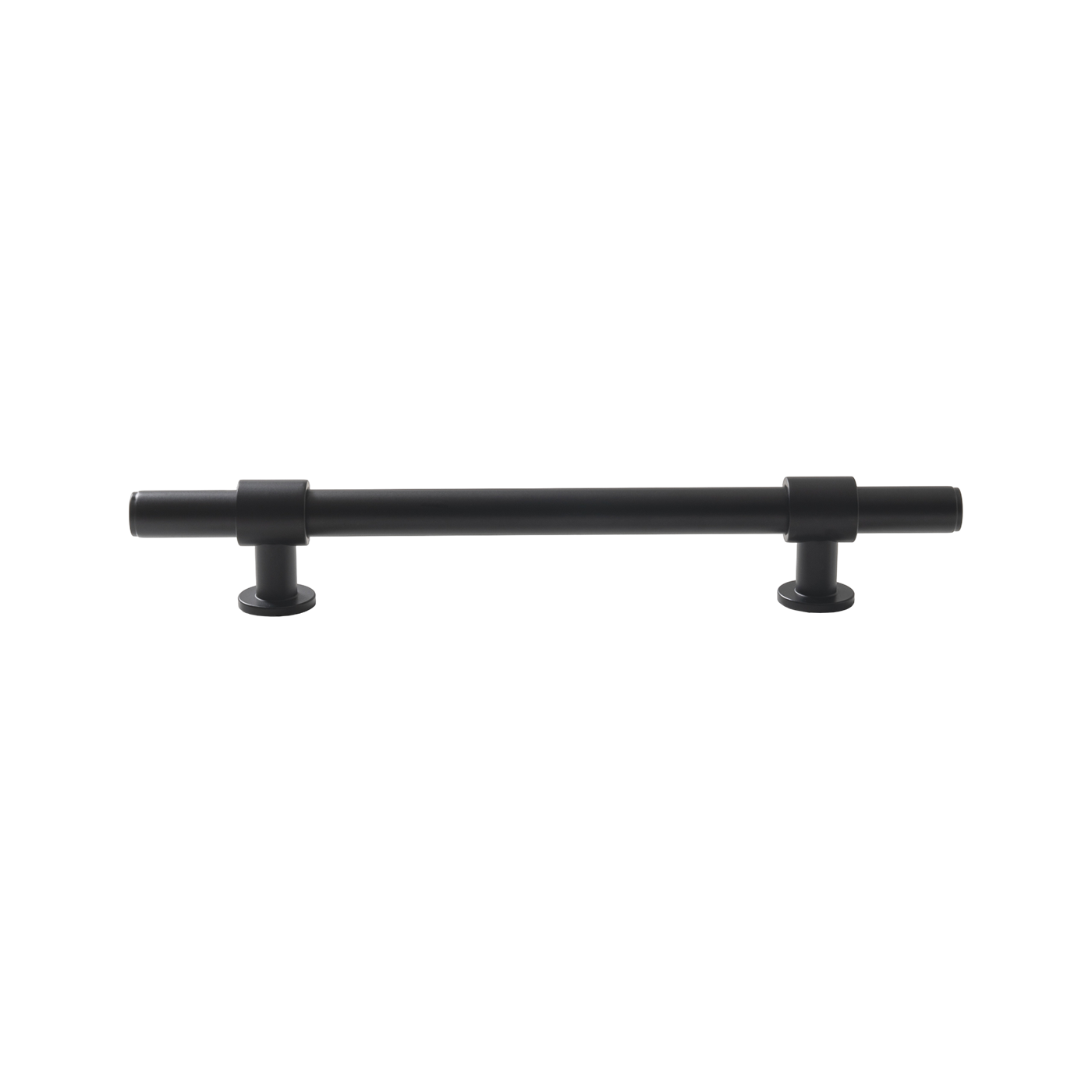 Momo Belgravia Plain Bar Pull Solid Brass 160mm in Matt Black (2)