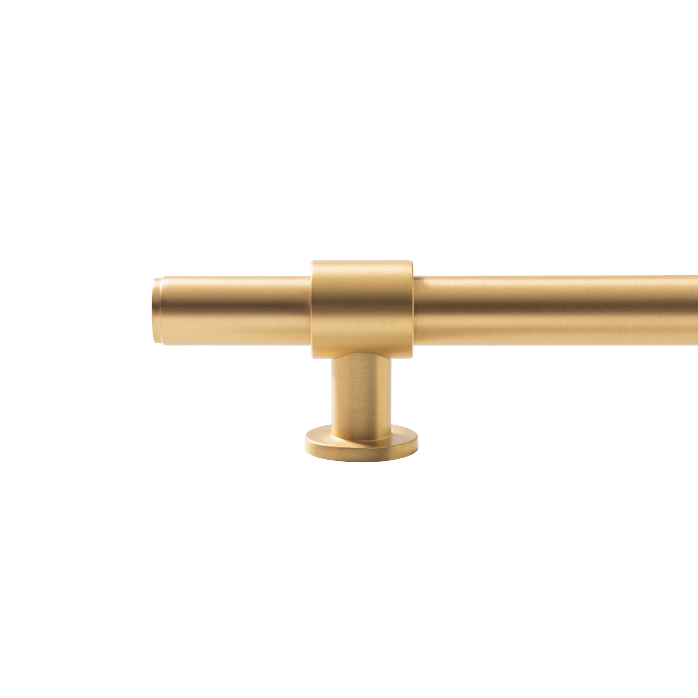 Momo Belgravia Plain Door Pull with Back to Back Fixing 416mm Brushed Satin Brass (2)