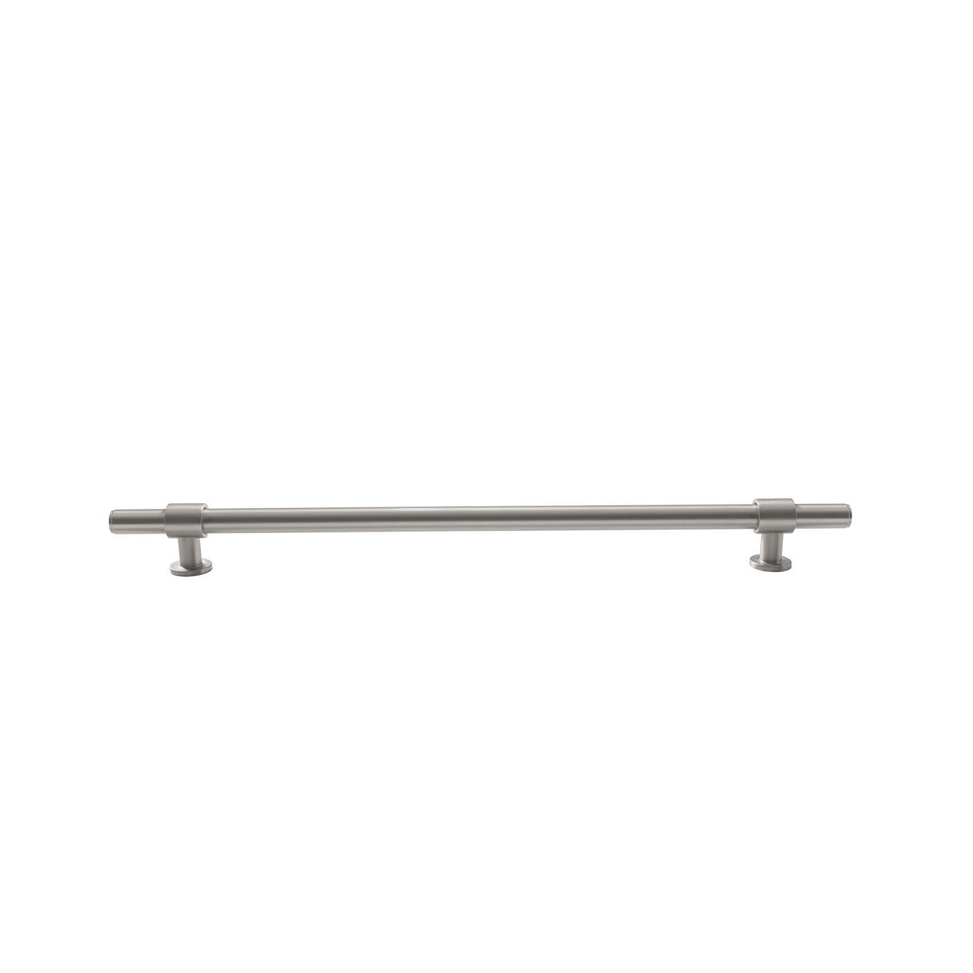 Momo Belgravia Plain Bar Pull Solid Brass 320mm in Dull Brushed Nickel (1)