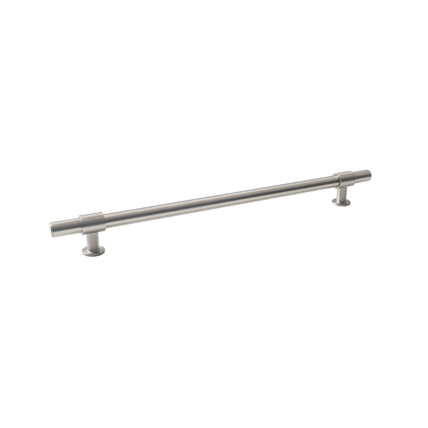 Momo Belgravia Plain Appliance Pull Solid Brass 416mm in Dull Brushed Nickel