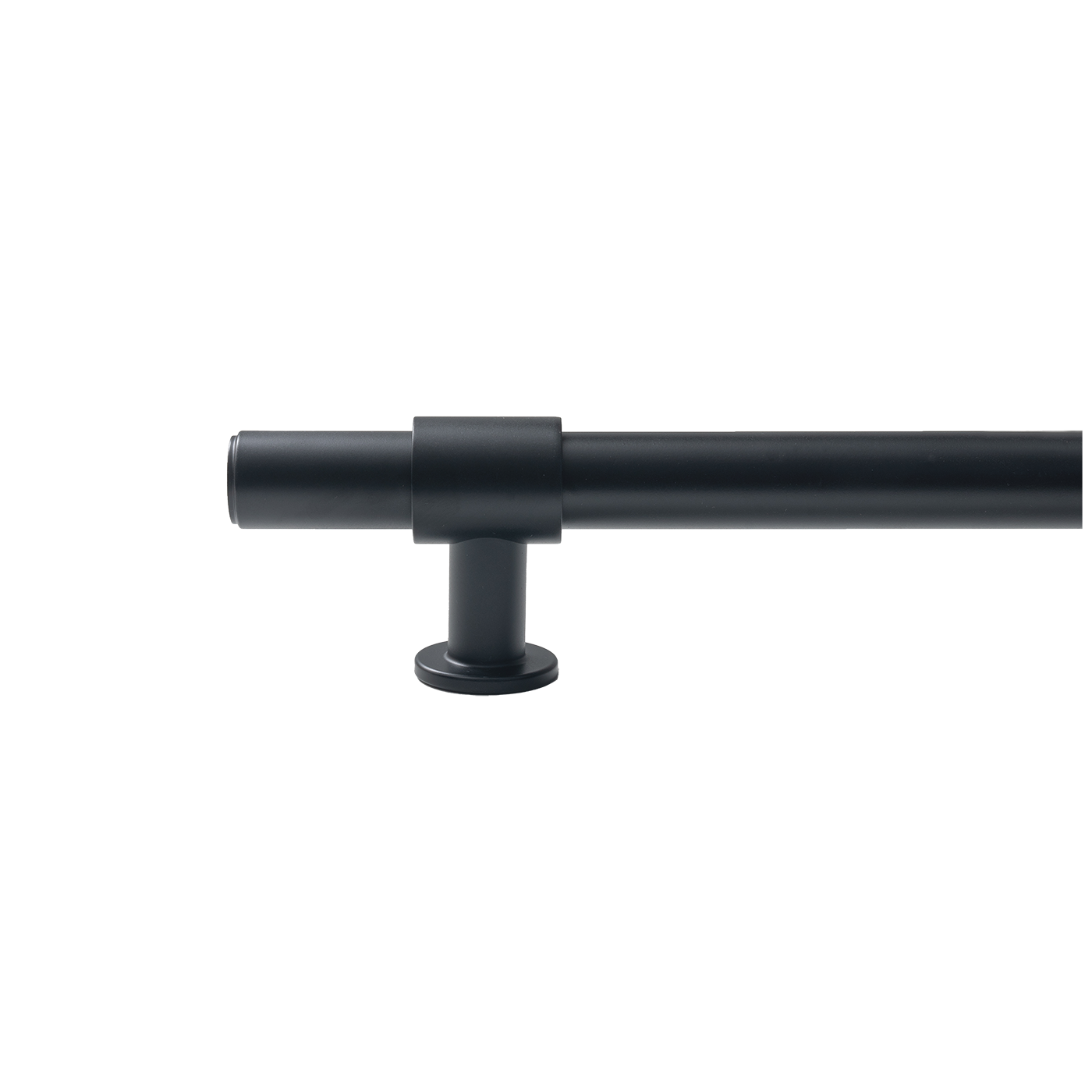 Momo Belgravia Plain Appliance Pull Solid Brass 416mm in Matt Black (2)
