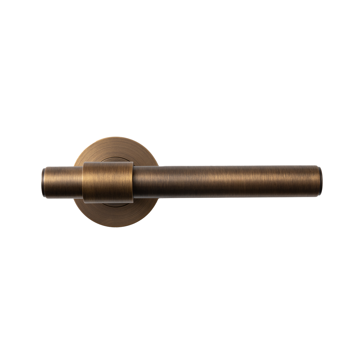 Momo Belgravia Plain Solid Brass Single Dummy Lever In Bronze
