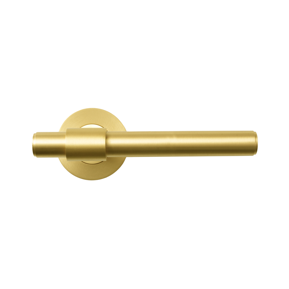 Momo Belgravia Plain Solid Brass Single Dummy Lever In Brushed Satin Brass