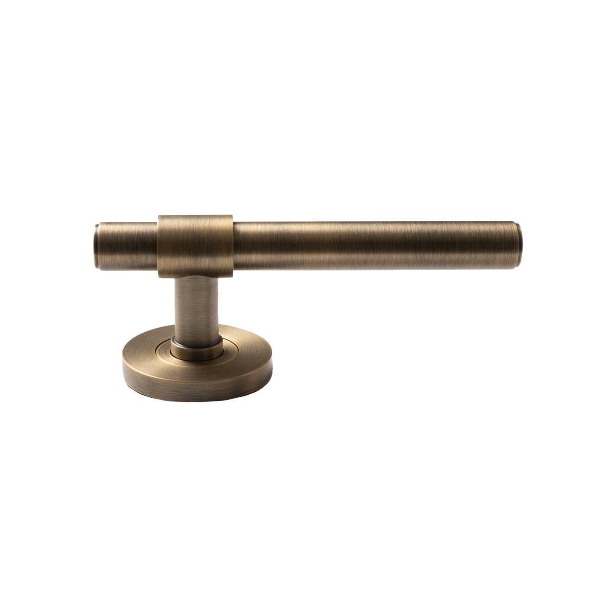 Momo Belgravia Plain Solid Brass Single Dummy Lever In Dark Brushed Brass (1)