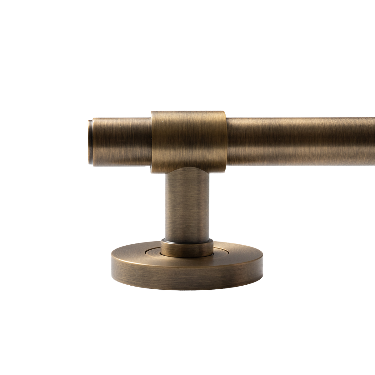Momo Belgravia Plain Solid Brass Single Dummy Lever In Dark Brushed Brass (2)