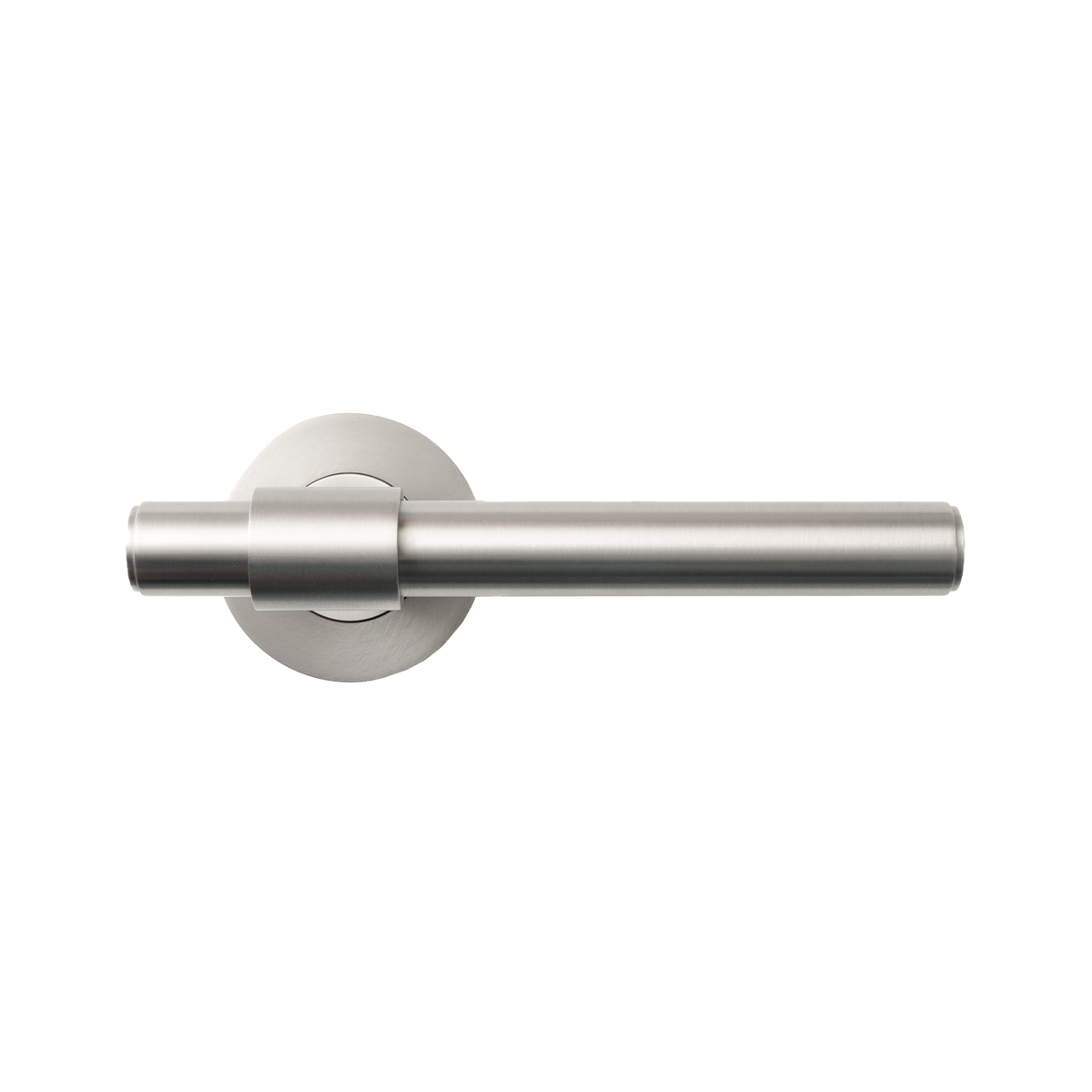 Momo Belgravia Plain Solid Brass Single Dummy Lever In Dull Brushed Nickel