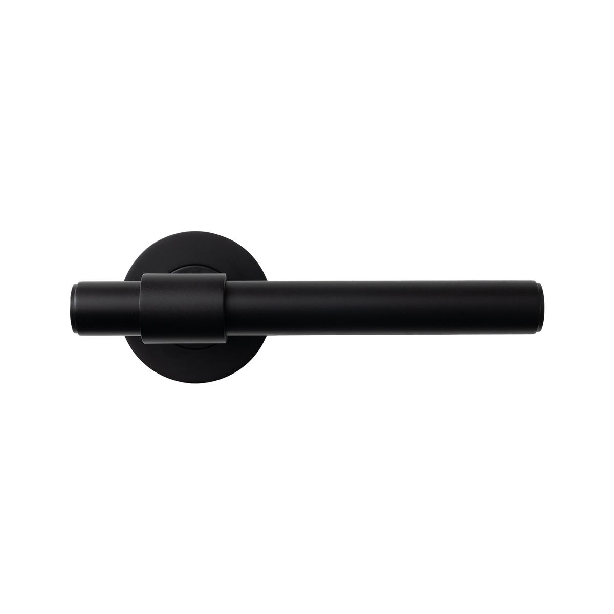 Momo Belgravia Plain Solid Brass Single Dummy Lever In Matt Black