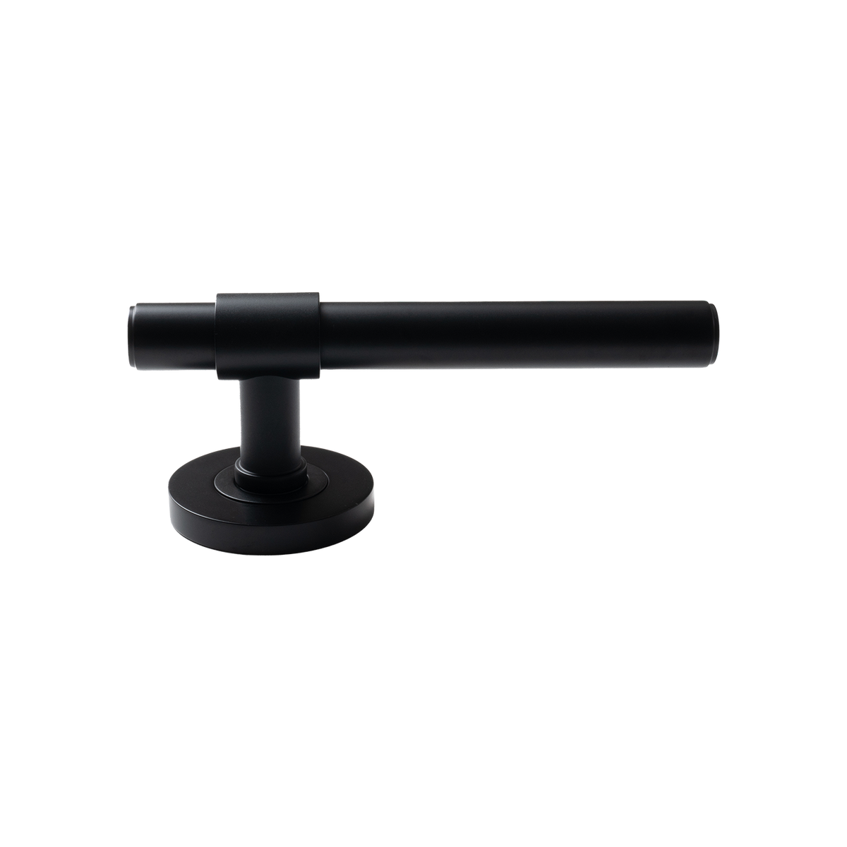 Momo Belgravia Plain Solid Brass Single Dummy Lever In Matt Black (1)