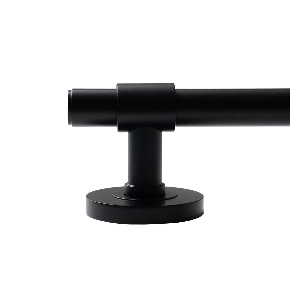 Momo Belgravia Plain Solid Brass Single Dummy Lever In Matt Black (2)