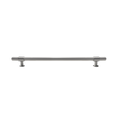 Momo Belgravia Plain Solid Brass Entrance Pull Handle In Dull Brushed Nickel