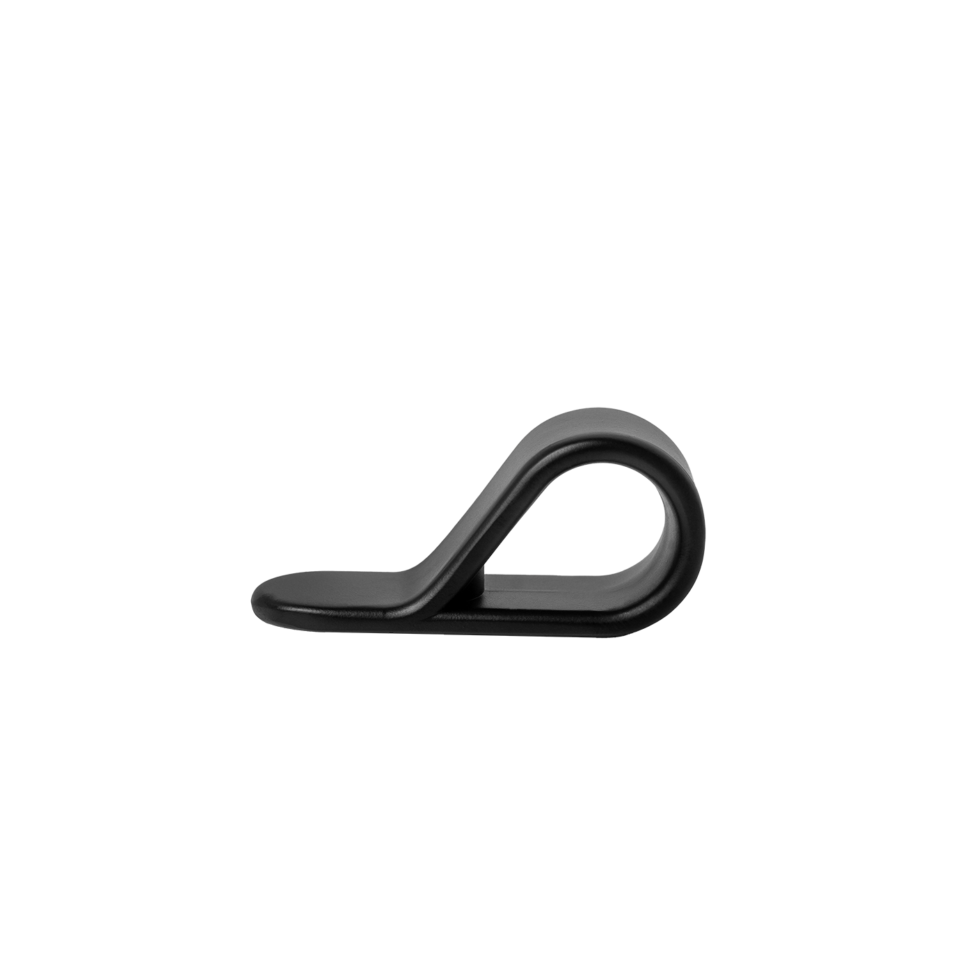 Momo Belt Loop Knob 63mm In Matt Black (1)