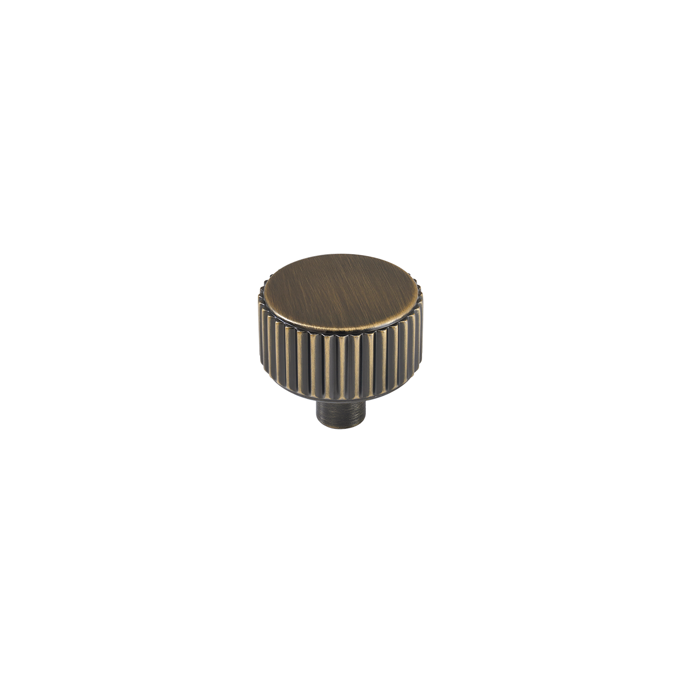 Momo Barrington Round Knob 32mm in Dark Brushed Brass