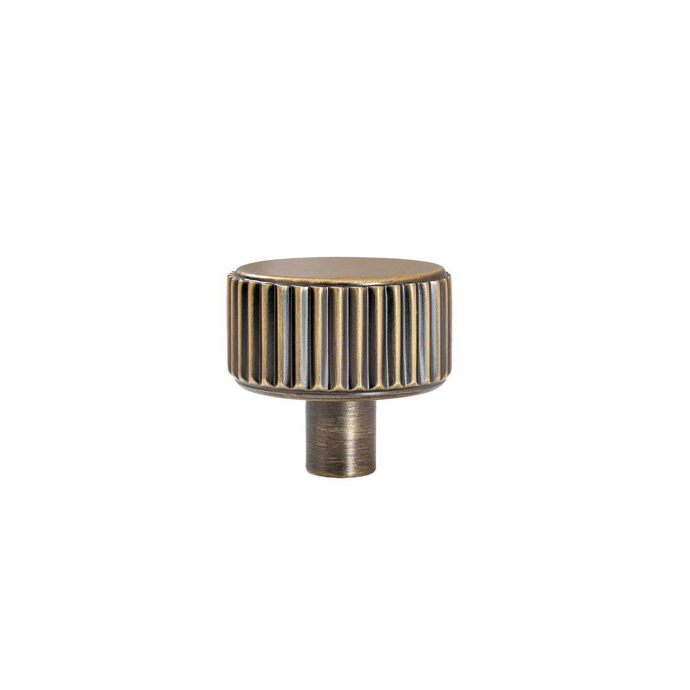 Momo Barrington Round Knob 32mm in Dark Brushed Brass (1)