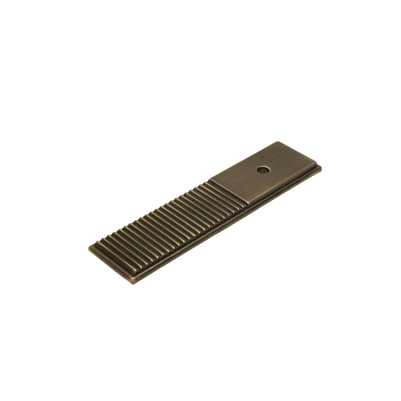 Momo Barrington Round Knob Backplate 32mm in Dark Brushed Brass
