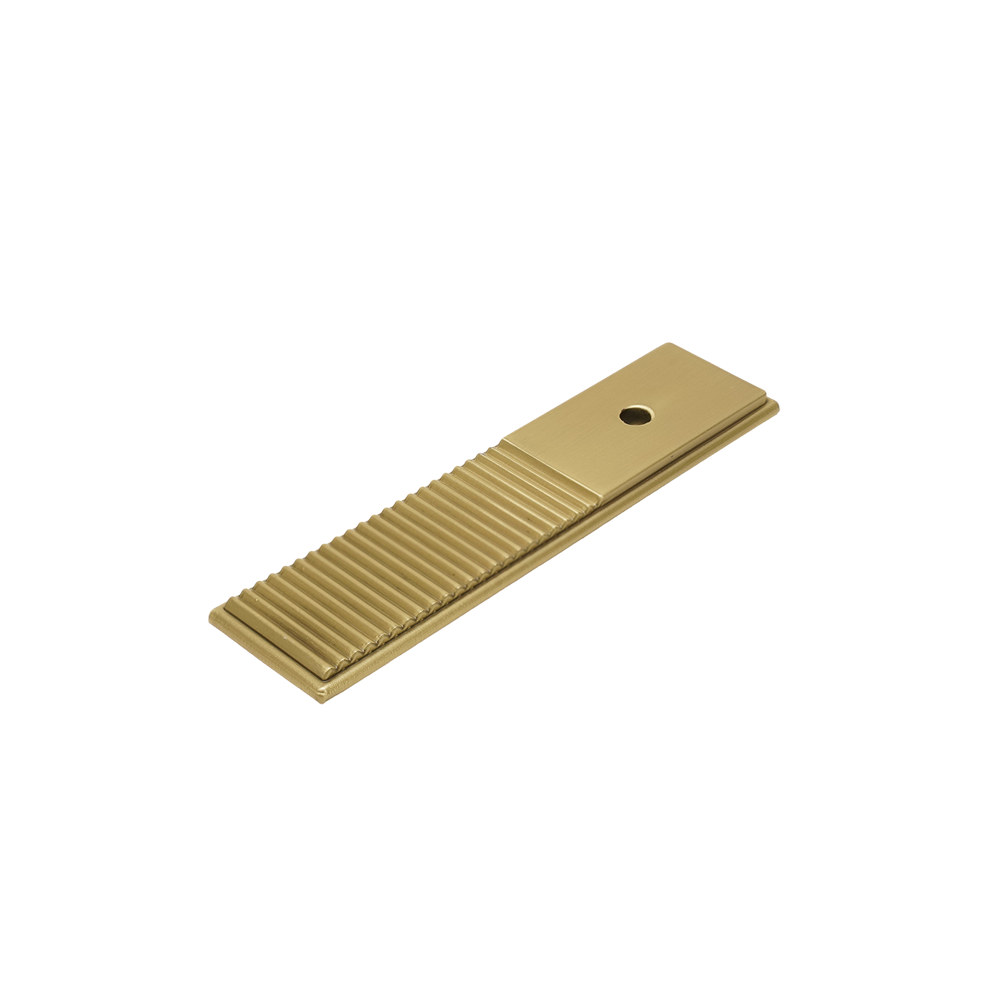 Momo Barrington Round Knob Backplate 32mm in Matt Brass