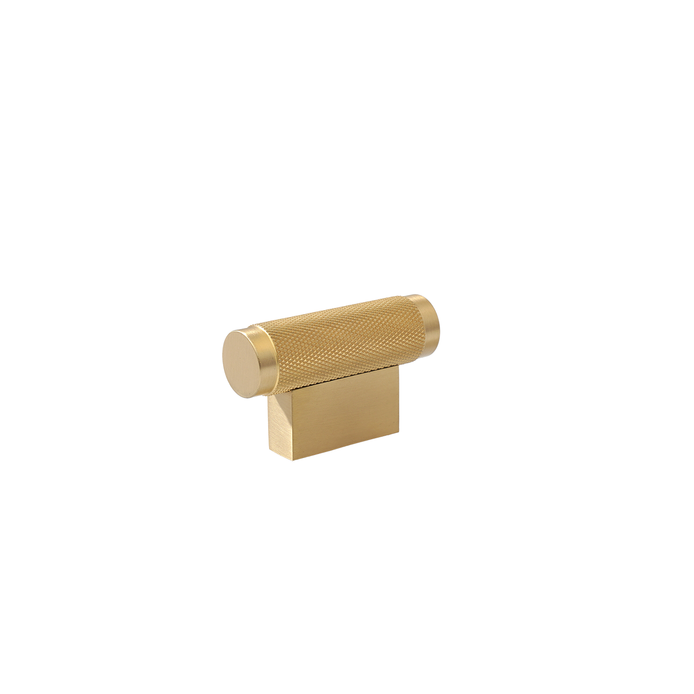 Momo Brighton T Knob 50mm in Brushed Satin Brass