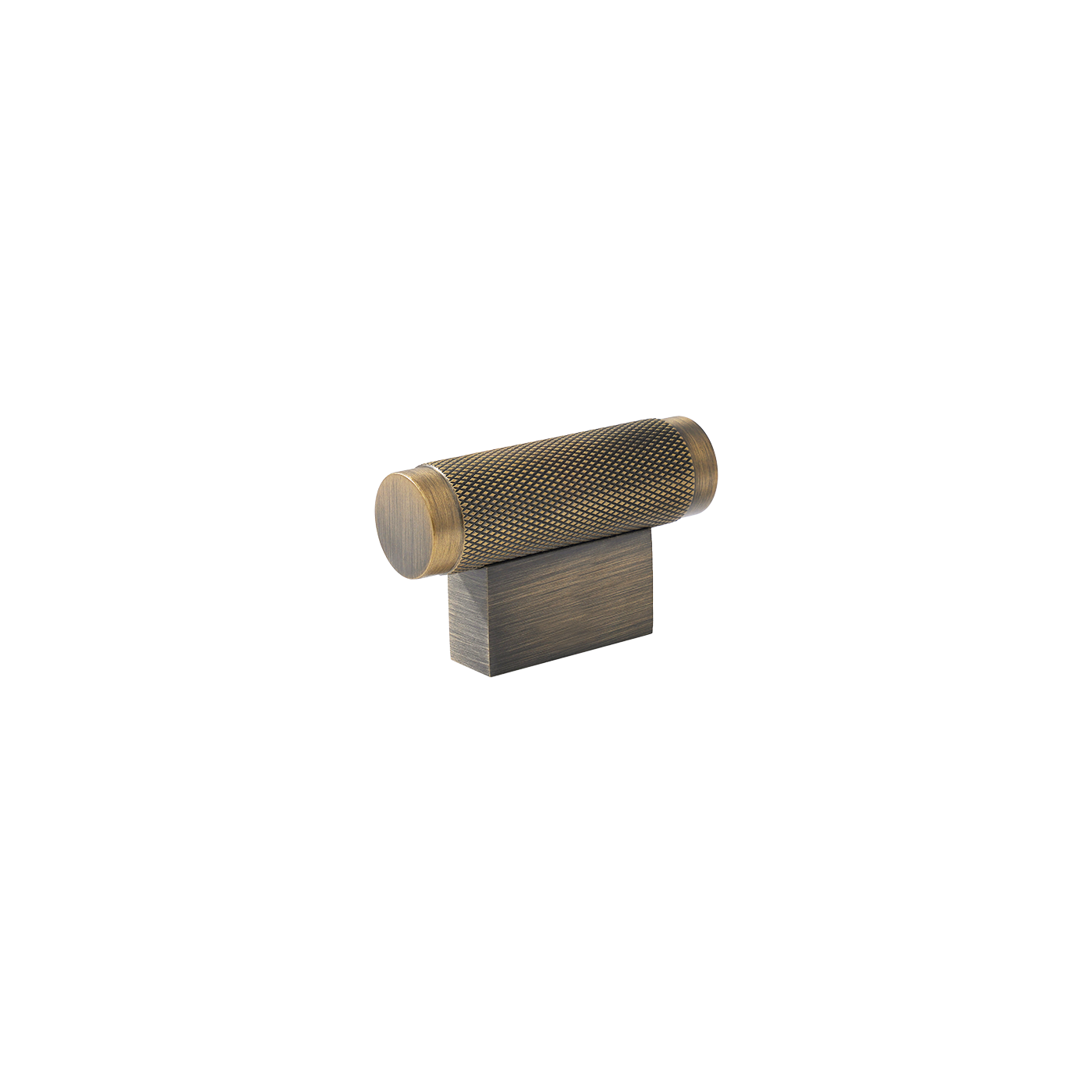 Momo Brighton T Knob 50mm in Dark Brushed Brass