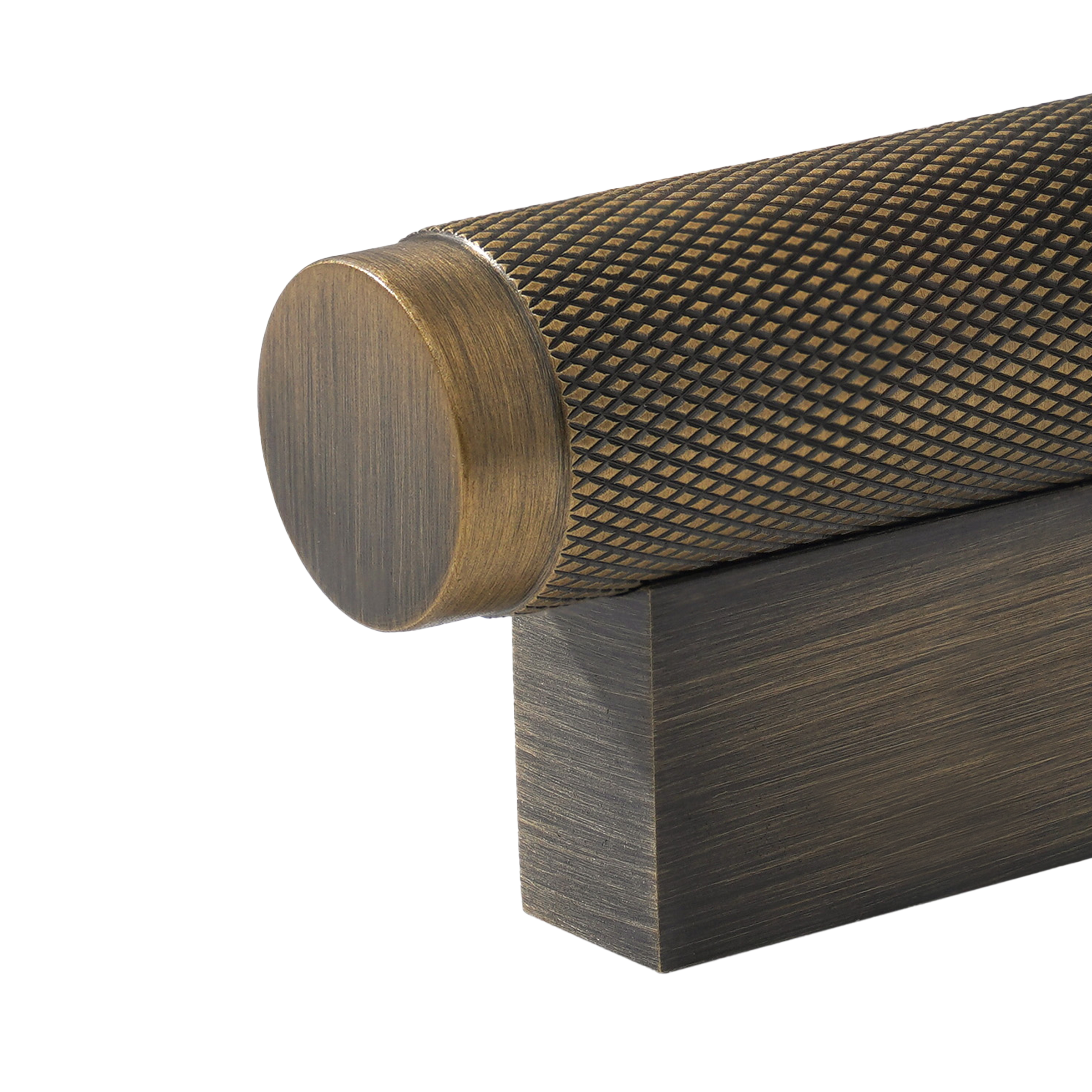 Momo Brighton T Knob 50mm in Dark Brushed Brass (2)
