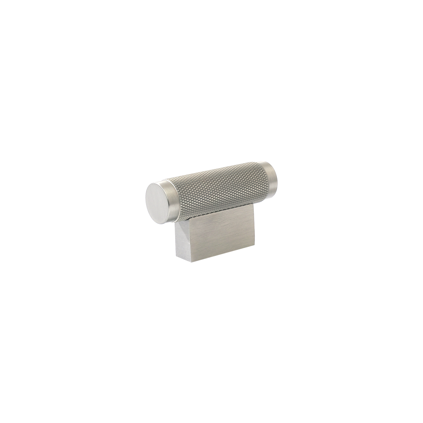 Momo Brighton T Knob 50mm in Dull Brushed Nickel