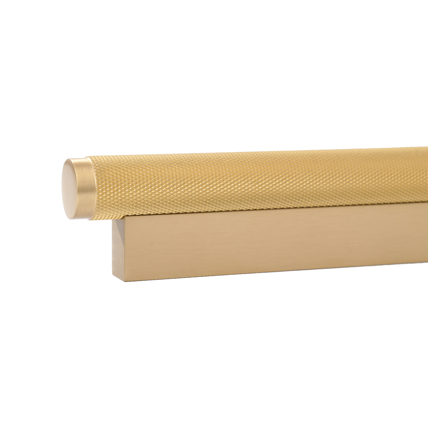 Momo Brighton Pull Handle 320mm in Brushed Satin Brass (2)